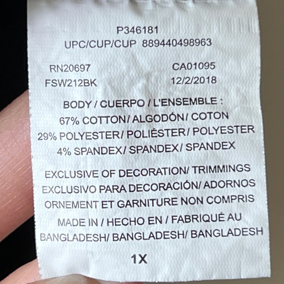 Dickies Women’s Button-Up Shirt +Size 1X - Picture 4 of 4